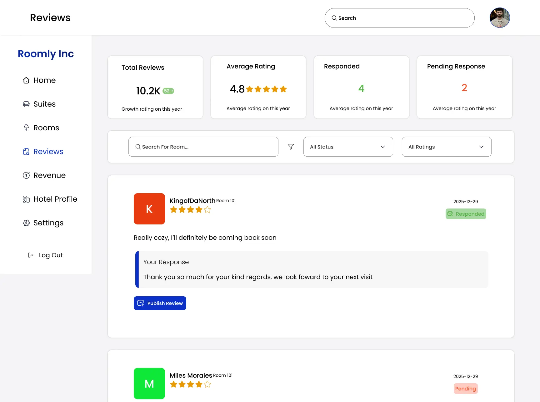 Roomly — Reviews